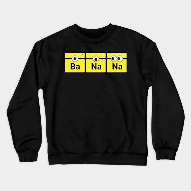 Minions Banana Crewneck Sweatshirt by adamnaji